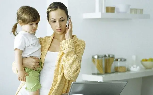 On treballar per a una dona amb un nadó