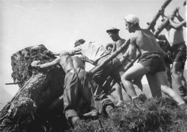 Voluntarios en 1920